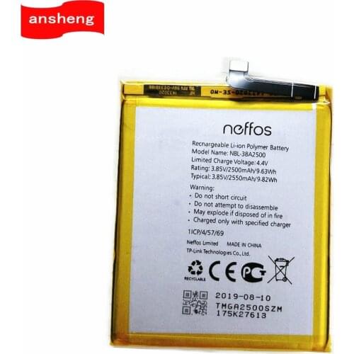 High Quality2500mAh NBL-38A2500 Battery For TP-link Neffos X1 Lite TP904A TP904C Mobile phone