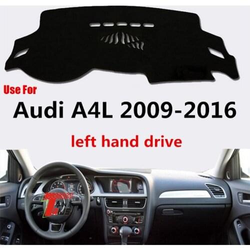 TAIJS Factory Sun Shade 3Colors Polyester Fibre Car Dashboard Cover For Audi A4L 2009-2016 Left hand drive
