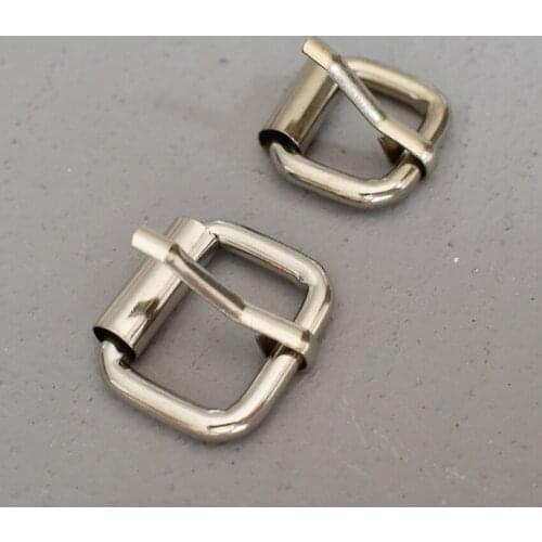 1 Pcs 15mm/20mm DIY Metal Heavy Duty Thickness Shoulder Leather Bag Strap Belt Web Rectangle Adjust Tri-glide Pin Buckle