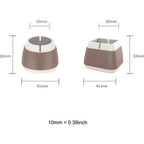 16pcs Silicone Table Chair Feet Cover Floor Protector Furniture Leg Bottom Anti-Scratch Non-slip Protective Pad Caps