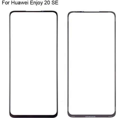 2PCS For Huawei Enjoy 20 SE Front LCD Glass Lens touchscreen Enjoy20 SE Touch screen Panel Outer Screen Glass without flex 20se