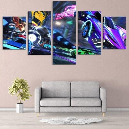 Anime posters retro posters Game Rocket League Poster modern art wall decoration pictures kitchen study panel wall artwork