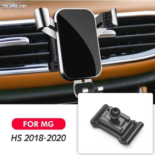 Car Mobile Phone Holder Air Vent Mount GPS Stand Gravity Navigation Bracket For MG HS 2018-2020 Car Accessories