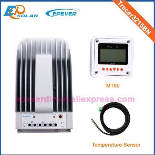 Free Shipping 30A controller Max PV input 150V Tracer3215BN +temp sensor Solar portable Controller 12V/24V EPEVER original