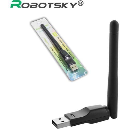 Ralink RT5370 USB 2.0 150mbps WiFi Wireless Network Card 802.11 b/g/n LAN Adapter with rotatable Antenna and retail package