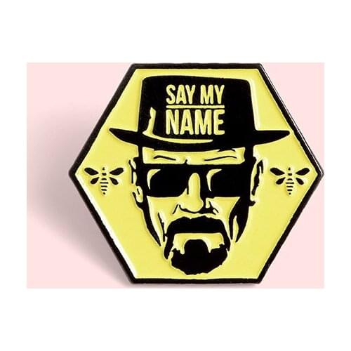 Say My Name Movies Avatar Alloy Bag Shirt Brooch Enamel Pins Metal Broches for Women Badge Pines Metalicos Brosche Accessories
