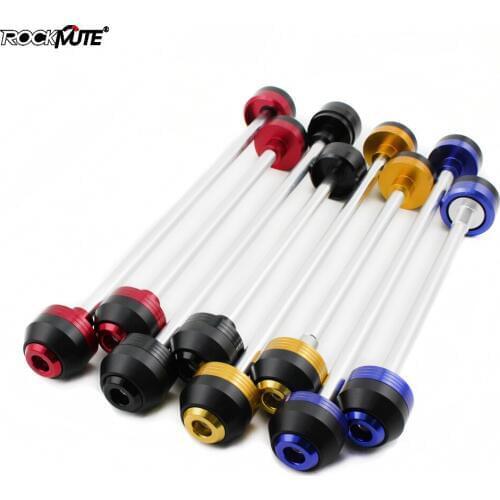 For SUZUKI GSX-R600 GSX-R750 2004-2005 Motorcycle Front Rear Axle Fork Wheel Slider Crash Protector Falling Pad