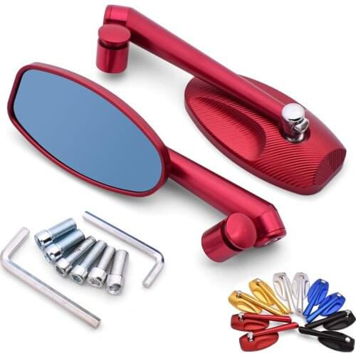 For yamaha tmax 500 tmax500 t max 500 TMAX 530 2001-2020 Quality Aluminum Motorcycle Side Mirrors Blue Glass Rear View Mirror