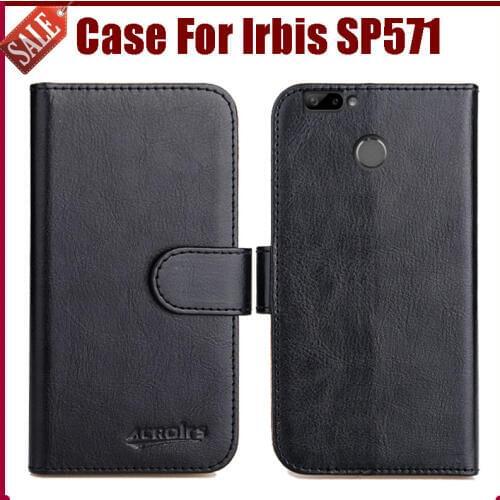 Hot Sale! Irbis SP571 Case New Arrival 6 Colors High Quality Flip Leather Protective Phone Cover For Irbis SP571 Case