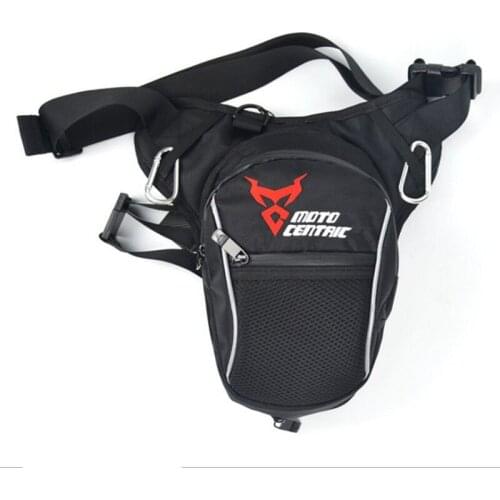 Motorcycle Drop Leg Bag Adjust Hip Bum Fanny Pack Waterproof Motorcycle Bag Outdoor Casual Waist Bag Motorcycle bike Bag Black