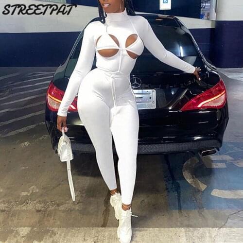 Lace Up Bodysuit Women Body Sexy Bikini Zipper Turtleneck Jumpsuit Bodycon Romper Skinny Streetwear Party Club Outfits