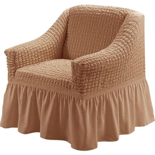 New Arrival Single Seat Sofa 1-Seater Chair Cover Small Arm Chair Slipcovers For Dining Room Slipcoversfor Cafe Restaurant Chair