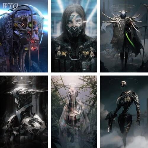 CG Mankind and The Future Game Poster Anime Posters Canvas Painting Wall Decor Wall Art Picture Photos for Childrens Room Decor