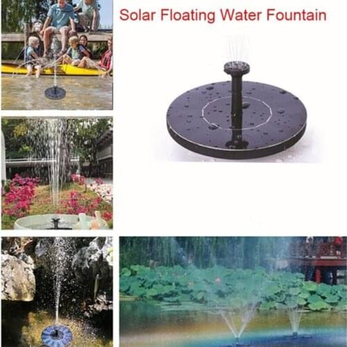 Floating Solar Fountain Garden Fountain Pond Decoration Solar Panels Powered Fountain Water Pump Garden Patio Lawn Decoration