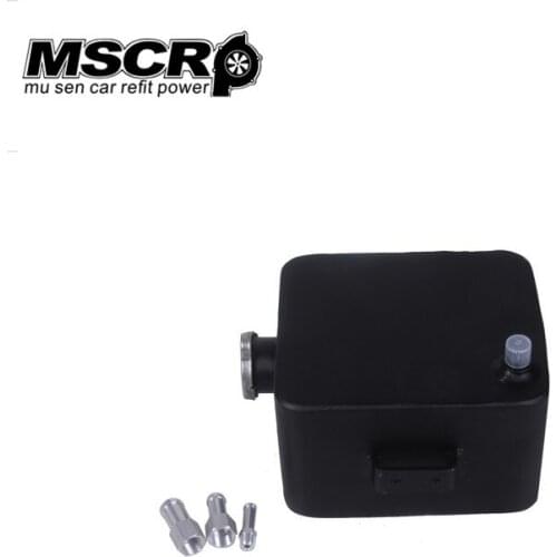 2.5L Litre Polished Alloy Header Expansion Water Tank & Cap WATER HEADER TANK Coolant Overflow Tank Reservoir Kit