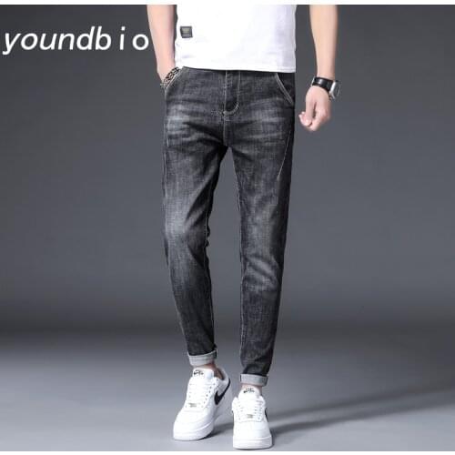 Casual Man Pants Mens Jeans Trousers Sportswear Hip Hop Jogging Pants Fashion Pants Street Apparel Pants Mens Casual 1965