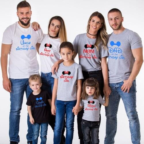 Birthday Family Shirts Matching Outfits Kids Tees Cute Family Clothes Big Family Outfit Cute B-Day T Shirt Gift
