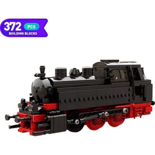 Moc Technical City BR-80 Series German Steam Train Friends Building Blocks Assembled Model Speed Champion Childrens Toys Gifts