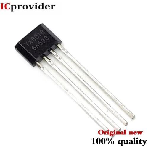 100pcs Solar LED Driver YX8018 Joule Thief DCDC Converter Booster 4 pin IC For Driving Solar Powered Garden LED lights