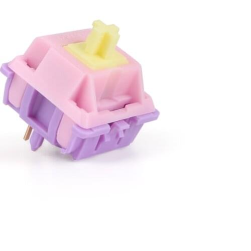 Equalz 62g Linear Switch Pre lubed 5 pin switches RGB SMD compatible for mechanical keyboard