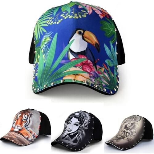 High Quality Hand Painted Baseball Cap Men Women 100% Cotton Sun Hat Hip Hop Fashion Outdoor Sun Caps Dad Hats Drop Shipping