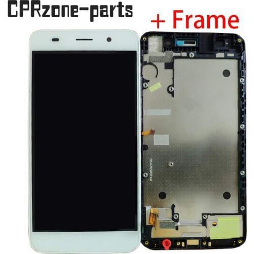 5.0" Black / White / Gold With Frame For Huawei Y6 SCL-L01 SCL-L21 SCL-L04 LCD Display With Touch Screen Digitizer Assembly