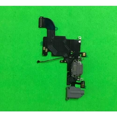 50pcs/lot Charging Charger Port USB Dock Connector Flex Cable with Headphone Jack Mic Ribbon For iPhone 6S 4.7"