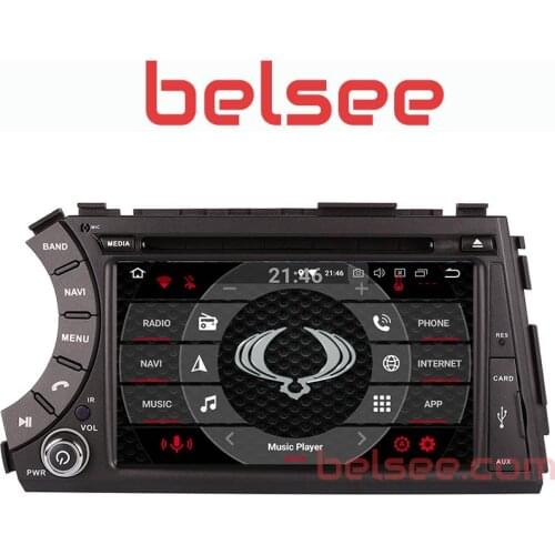 Belsee Android 9.0 2 din Car Radio GPS Multimedia Navi DVD Player for SsangYong Kyron Actyon Sports Tradie Korando 2005-2014