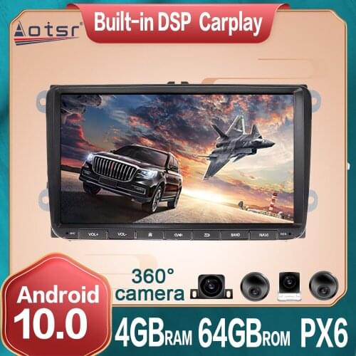 Android Car Multimedia Radio DVD Player 360 Panoramic Camera For VW Volkswagen series universal Car GPS Navigation DSP Carplay