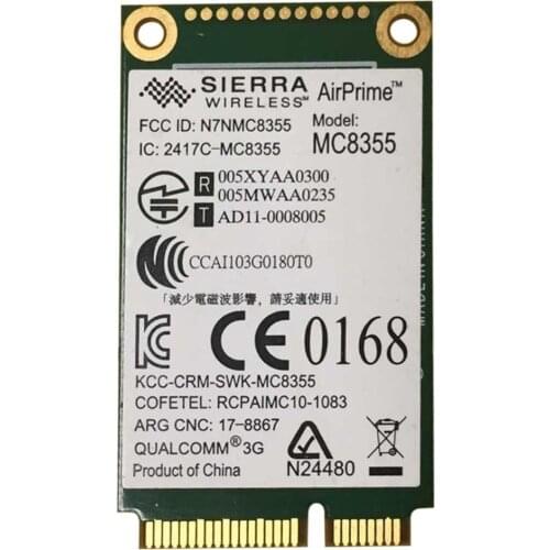 Wireless Adapter Card for MC8355 Gibi 3000 GOBI3000 3G Wireless Card WWAN 702080-001 702080-001 For HP UN2430