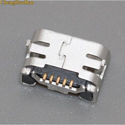 ChengHaoRan 50pcs 5pin for Sony D2004,D2005,D2104,D2105 Xperia E1 DS,D2114 TV micro USB jack socket type-B Charge port Connector