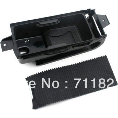 Euro Cup Holder Black With Sliding Lid For Volkswagen Golf Jetta MK5