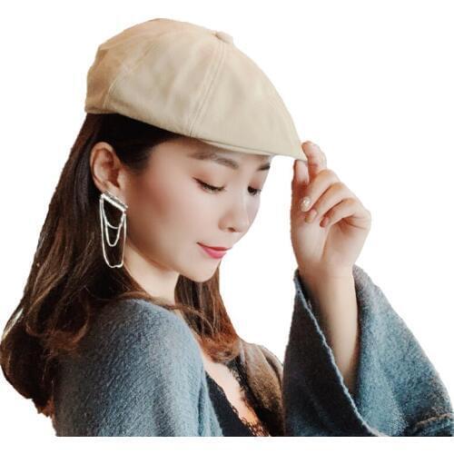 Women Men Cotton Golf Driving Beret Cabbie Hat Newsboy Flat Autumn Winter Cap Hat