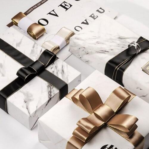 Gift Packing Ribbons for Birthday Wedding Christmas Party Favor 2.2cm DIY Crafts Gift Wrapping Satin Ribbons Festival Supplies