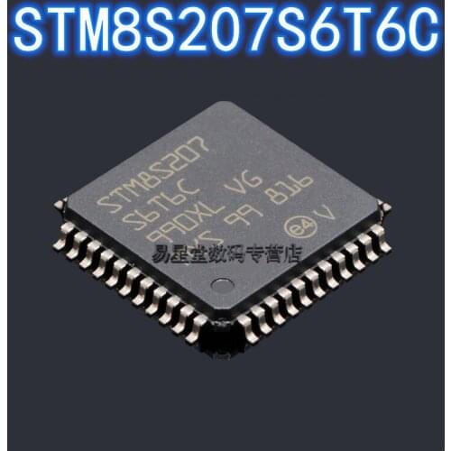 1PCS 100% new original authentic STM8S207S6T6C QFP-44 8S207S6T6C QFP44 8-bit microcontroller chip