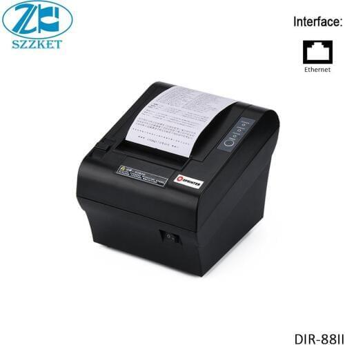 Desktop 80mm POS Thermal Receipt Printer with Auto Cutter Network Printer,Internet Port Cashdrawer Port Automatic paper cutting