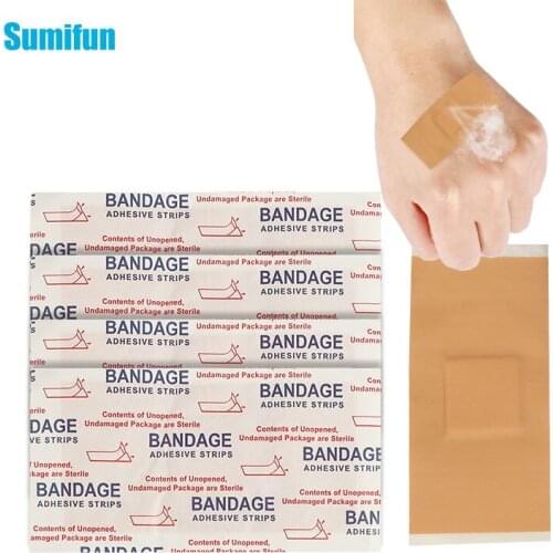 10Pcs First Aid Bandage Waterproof Tape Band-Aid Protector Breathable Medical Wound Dressing Prevent Infection Emergency Kit