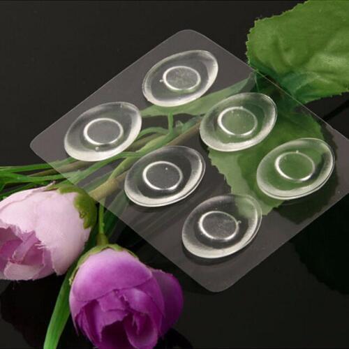 6Pcs/lot Self-Adhesive Silicone Gel Shoe Insole Inserts Pad Cushion Foot Heel Grips Liner Stickers Cushions Shoe Inserters