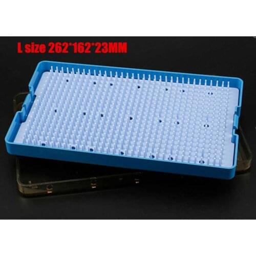 SML size Ophthalmic microsurgical instruments Surgical Autoclavable Surgery Silicone disinfection box