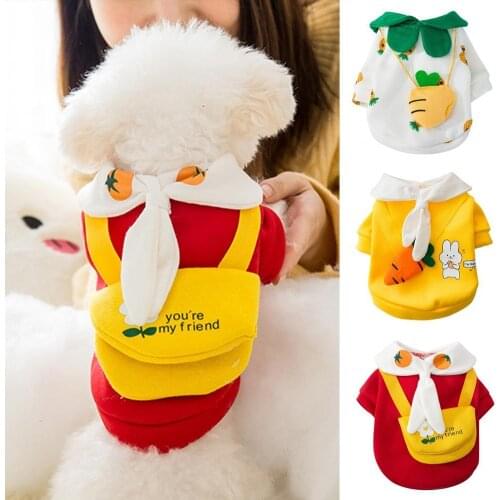 Pet Sweatshirt Dog Clothes For Small Dog Hoodies Cartoon Pattern Dress-up Puppy Sweatshirt Pets Overalls Pet Dogs Kitten Sweater