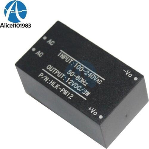 HLK-PM12 AC-DC 220V to 12V Buck Step Down Power Supply Module Converter Intelligent Household Switch UL/CE