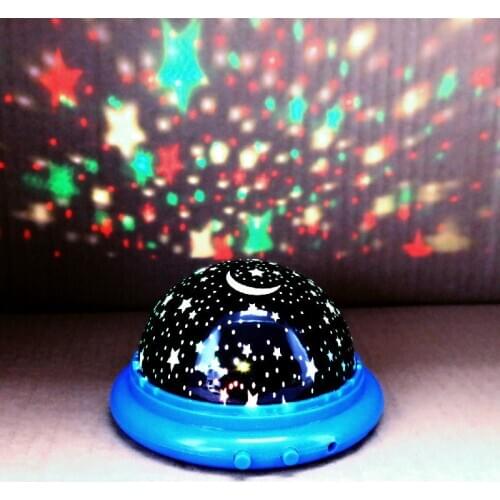Rotating night light projector Rotating starry sky starry sky master children kids baby sleep romantic Led lamp projection