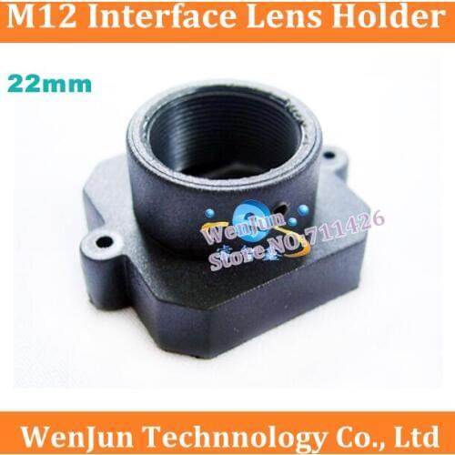 High Quality M12 interface lens holder COMS lens mount 22mm hole distance ens holder Large inner frame Plastic base