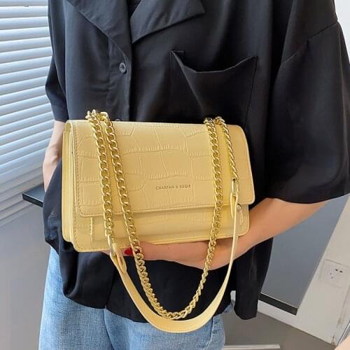 Fashion Women Small Pu Leather Handbags Shoulder Bags High Quality Chain Crossbody Bags for Women Designer Female Messenger Bag