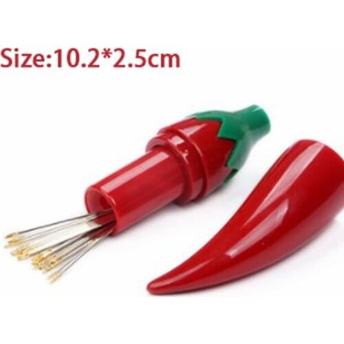 1pc Cute Cartoon Pin Knitting Embroidery Mending Needles Storage Case Box Holder Container Sewing Tool Home Use Plastic