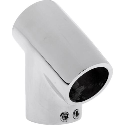 2pcs Durable 316 Stainless Steel Boat Hand Rail 60 Degree Tee Fitting 1 Inch