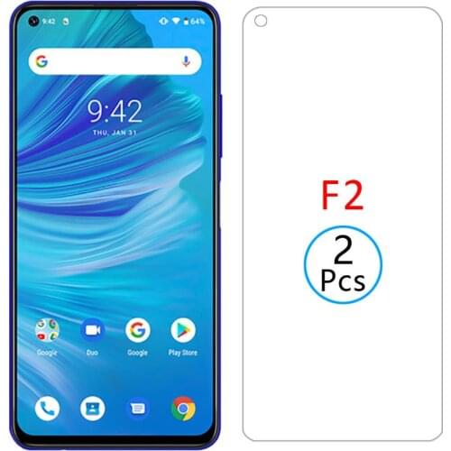 2pcs protective glass for umidigi f2 screen protector tempered glas on umi digi f 2 2f umidigif2 umif2 6.53 safety phone film 9h