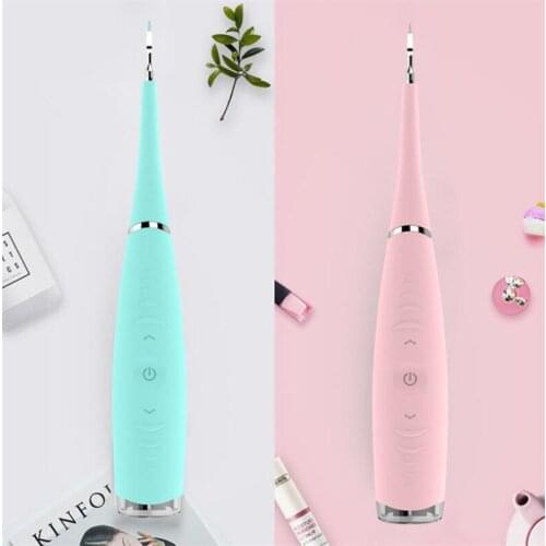 6pcs/lot Usb Recharge Vibrition Dental Scaler Tooth Calculus Remover Tooth Stains Tartar Cleaner Tool Whiten Teeth