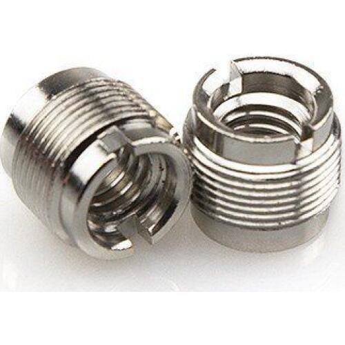 Microphone Screw Adapter 5/8-inch Male to 3/8-inch Female 2pcs Pack 5/8"-27 (2 pack)