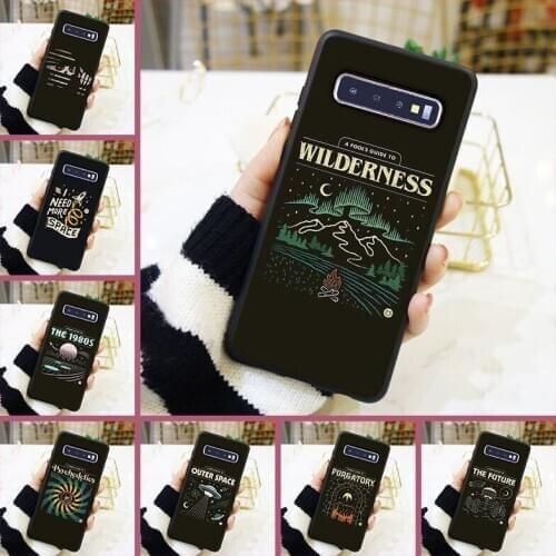 Black Space Star Skull Silicone Phone Case For Samsung Galaxy S10 Plus 5G 10E Soft Back Cover For Samsung Galaxy Note 10 Pro